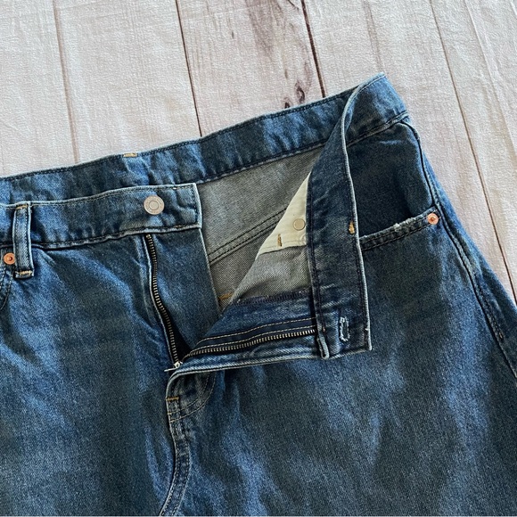 GAP Denim Maxi Skirt Women’s 18 Blue Long Front Slit High Rise Cottagecore Boho - Picture 8 of 16